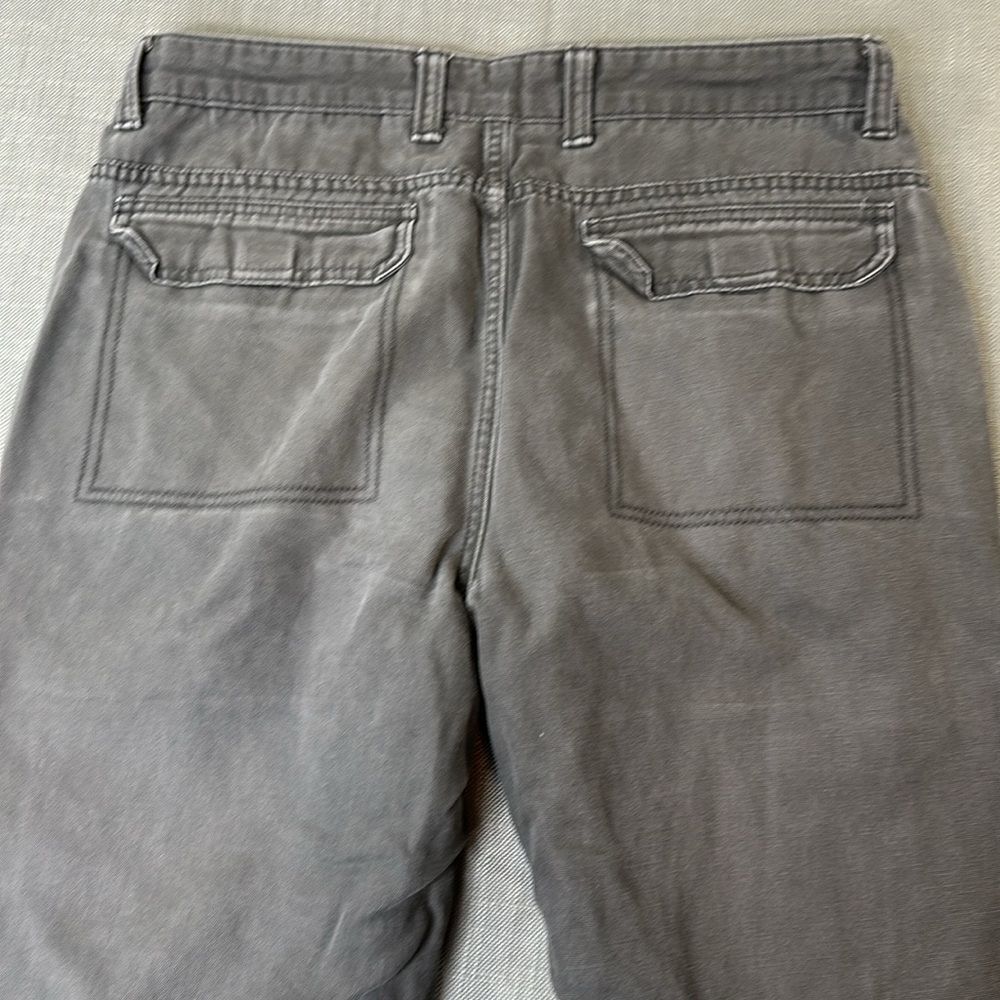 Weatherproof Pants 32 x 30 Black Steel Chino Fade *Distressed* Flap Pockets - Picture 4 of 10